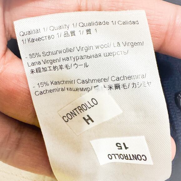 Escada Sport Navy Blue Button Down Cardigan Sweater Size XS - Picture 5 of 7